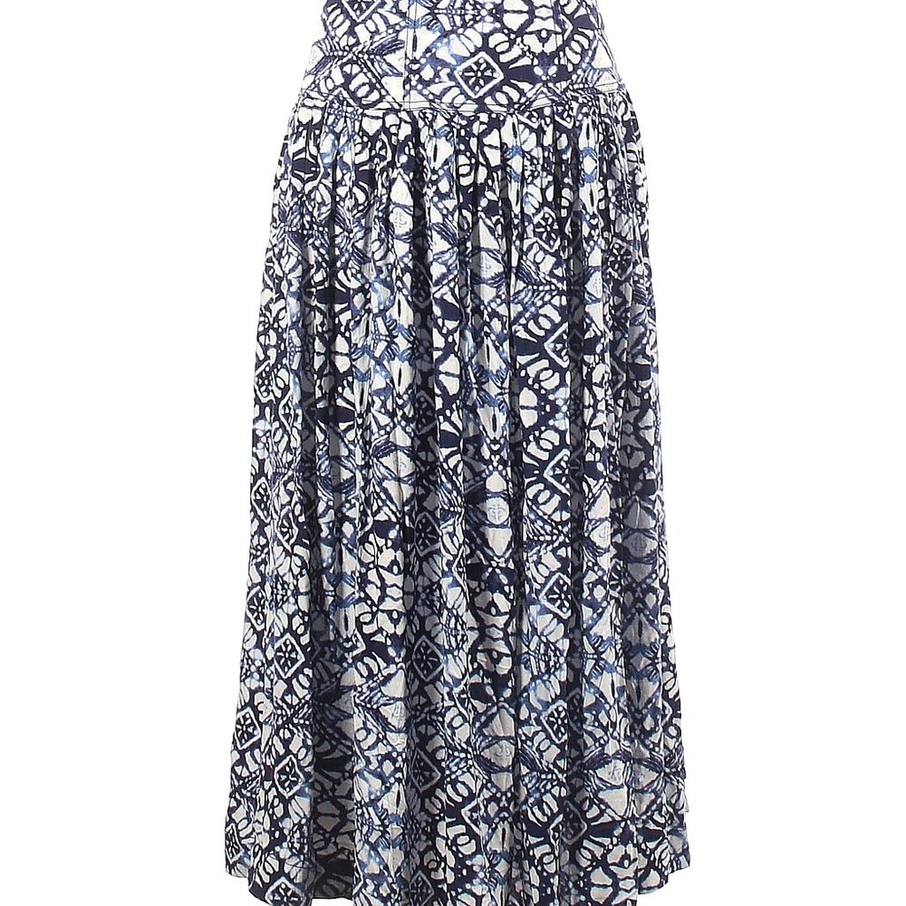 Free People blue boho skirt